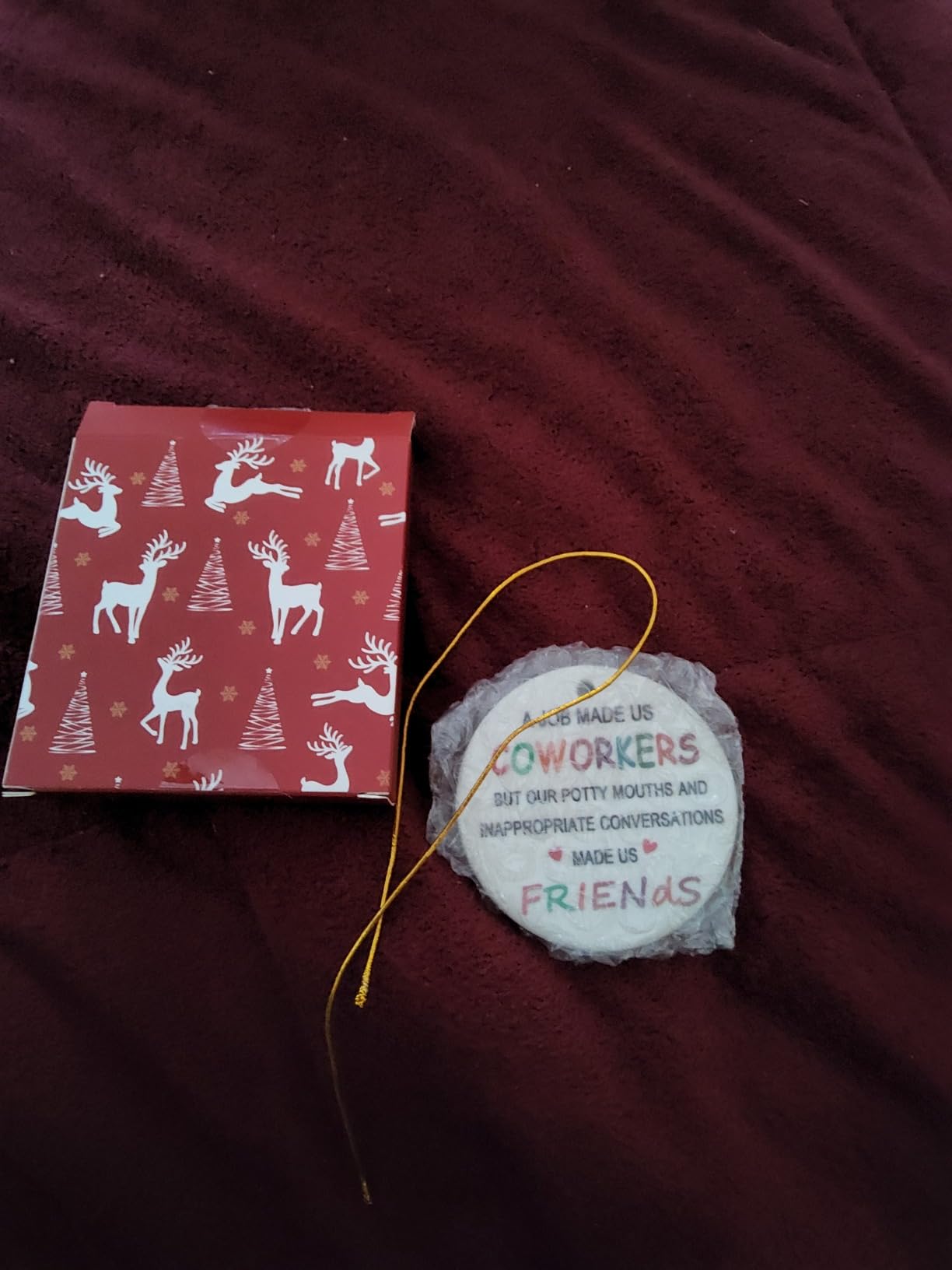 Our First Christmas Married Ornament 2026, Bridal Shower Gifts, Wedding customer photo 1