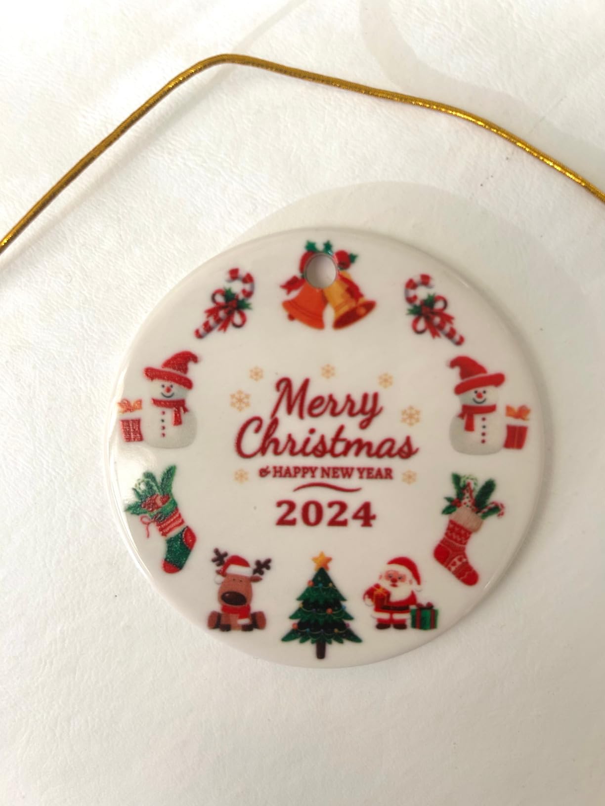 Our First Christmas Married Ornament 2026, Bridal Shower Gifts, Wedding customer photo 2