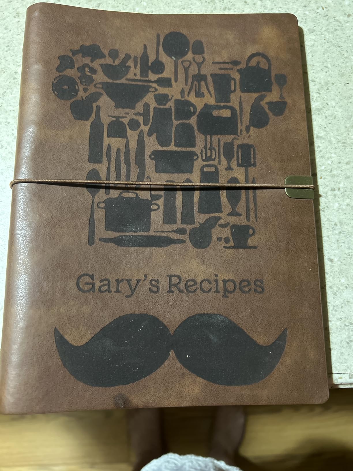 Personalized Recipe Book, Handmade Blank Notebook to Write in Your Own Recipes, 17 Custom Cover Designs, Handcrafted Gift for Mom, Dad, Husband, Wife, Grandma, Sister, Christmas, Birthday customer photo 1
