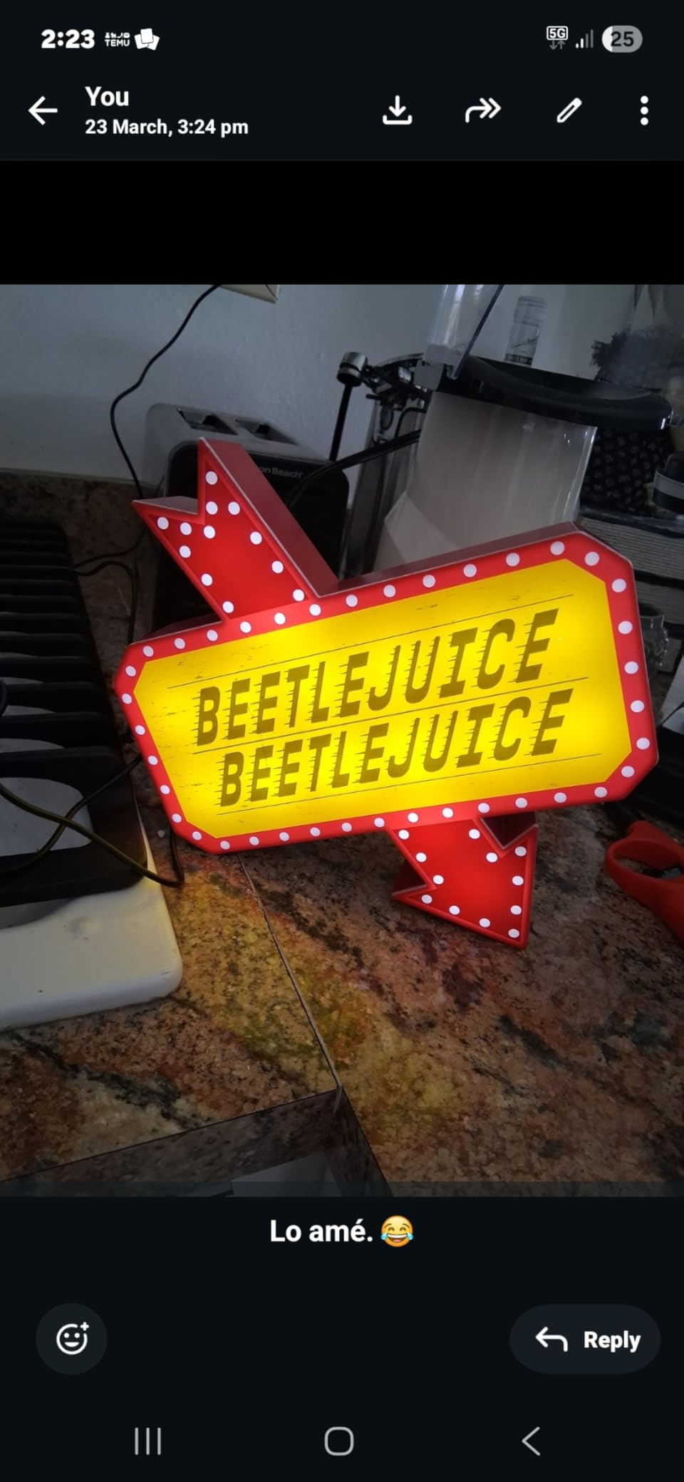 Paladone Beetlejuice Icon Accent Light - Officially Licensed Merchandise customer photo 1