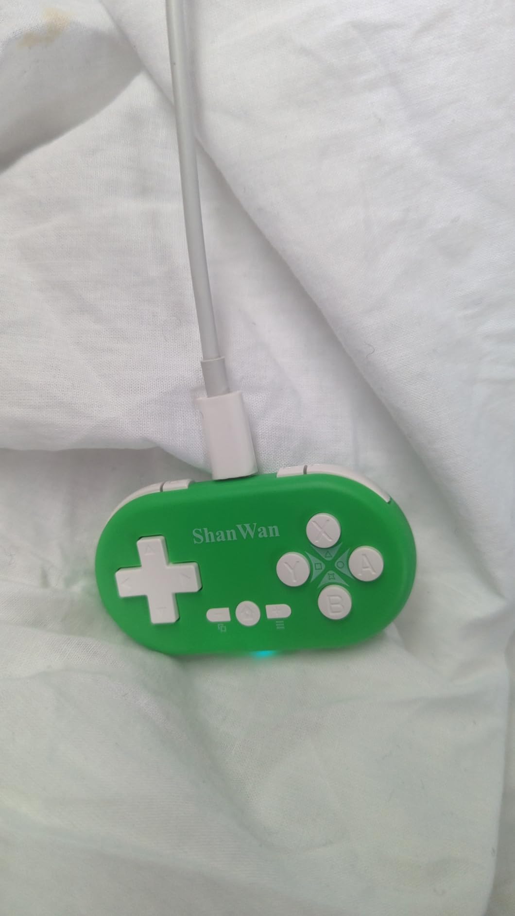 ShanWan Bluetooth Gamepad Keychain Sized Mini Controller for Switch 2, Windows, Android, iOS & PS4(Orange -yellow) customer photo 1