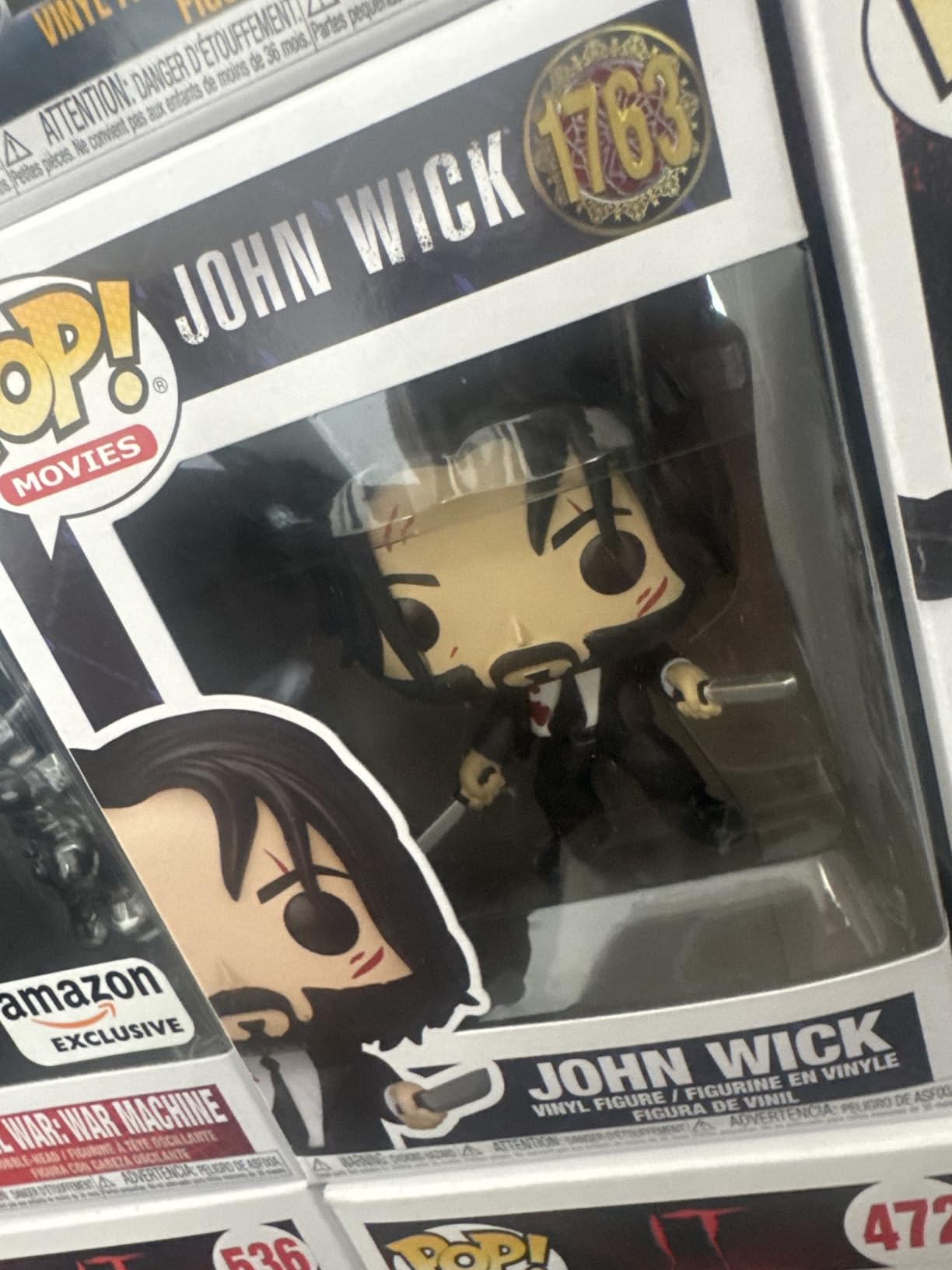 Funko POP! Movies: John Wick 3 - John Wick | Official Action/Adventure Merch - Collectable Vinyl Figurine for Shelf Display - Birthday Gift Idea for Fans and Collectors customer photo 2