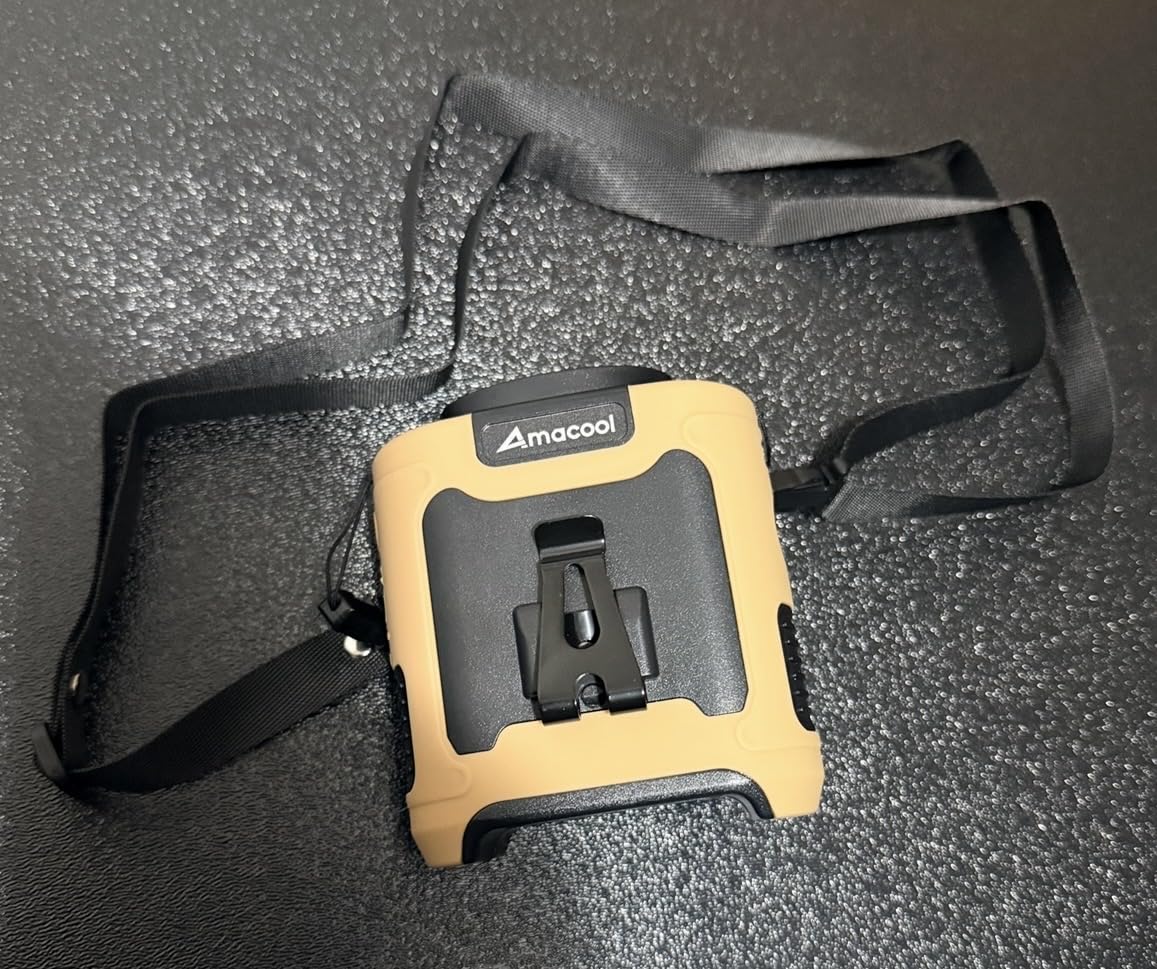 AMACOOL Portable Waist Fan Clip On, 10000mAh Wearable Shirt Fan with Light | MAX 40H Work Time, 16000RPM Powerful 5 Speeds Belt Fans Personal Cooling Fans, Gifts for Men Women Outdoor Jobsite Travel customer photo 1