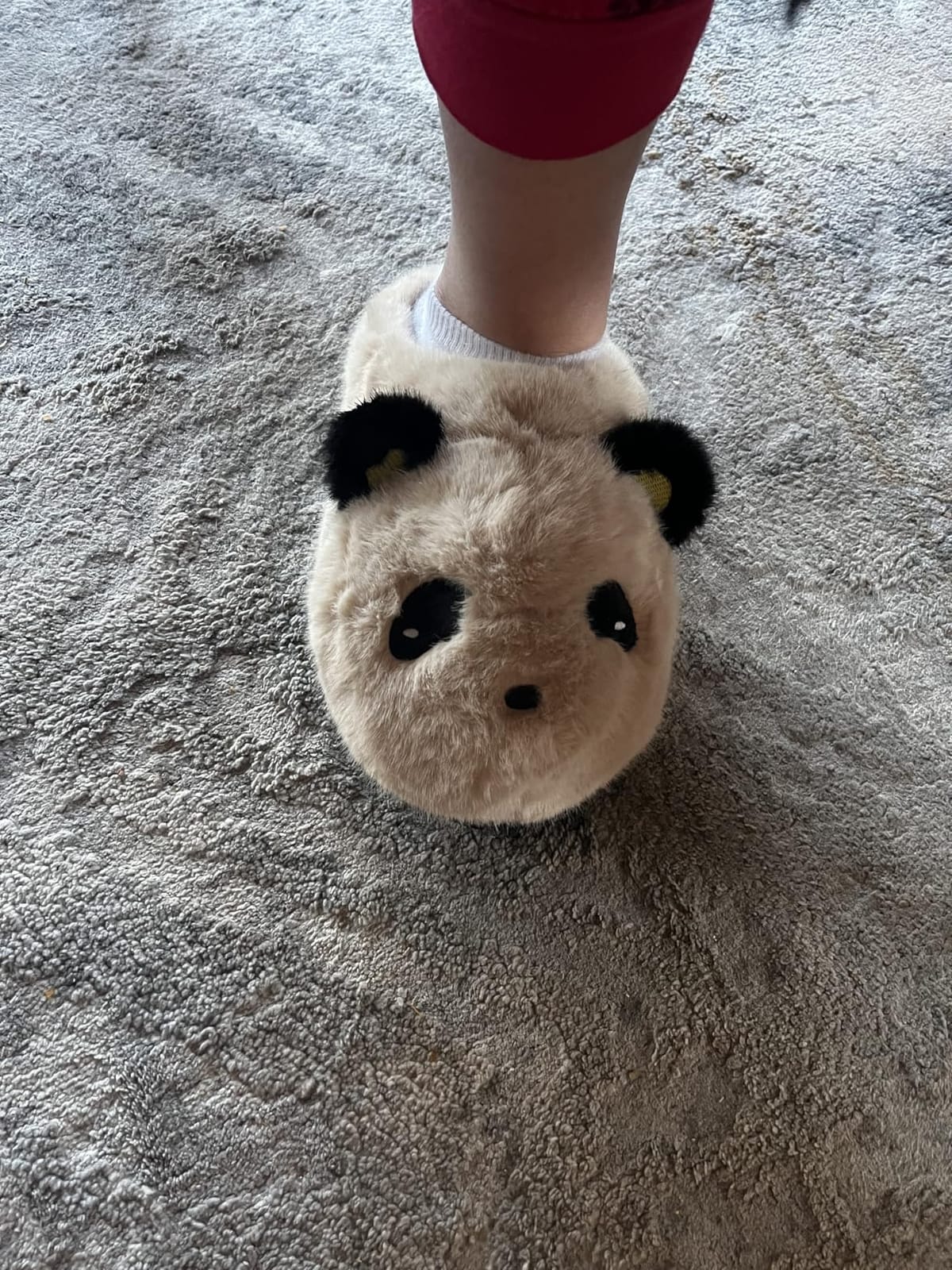 Panda Plush Animal Slippers - Warm & Soft Women's Home Slippers for Indoor/Outdoor customer photo 2