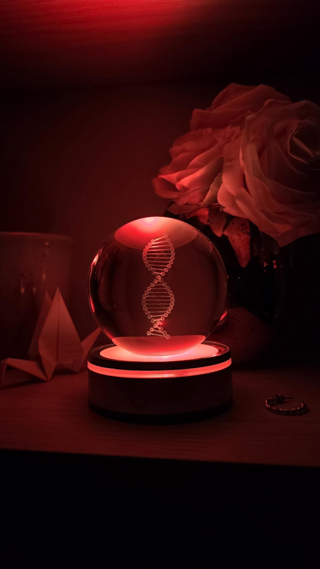 Brain Gifts for Neurologist, Laser Ethced Human Brain Anatomical Model 3D Crystal Ball, Brain Surgery Gifts for Doctors, Physiology Graduation Gifts for Medical Students for Christmas customer photo 1
