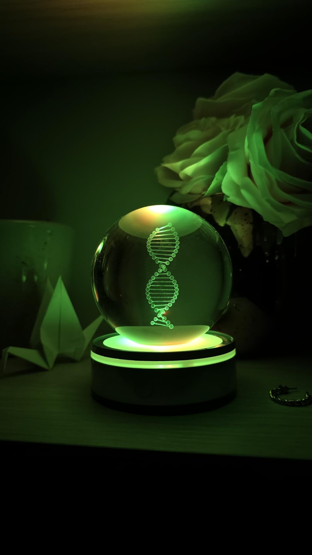 Brain Gifts for Neurologist, Laser Ethced Human Brain Anatomical Model 3D Crystal Ball, Brain Surgery Gifts for Doctors, Physiology Graduation Gifts for Medical Students for Christmas customer photo 2