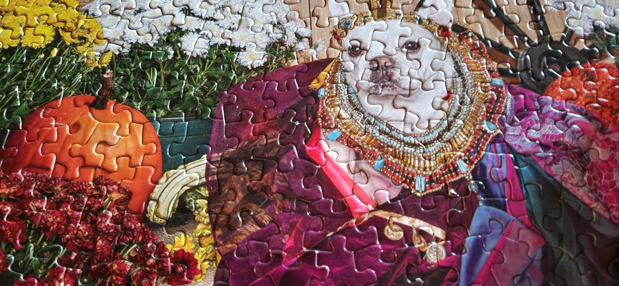 Springbok Cleopatra French Bulldog 500 Piece Jigsaw Puzzle for Adults customer photo 1