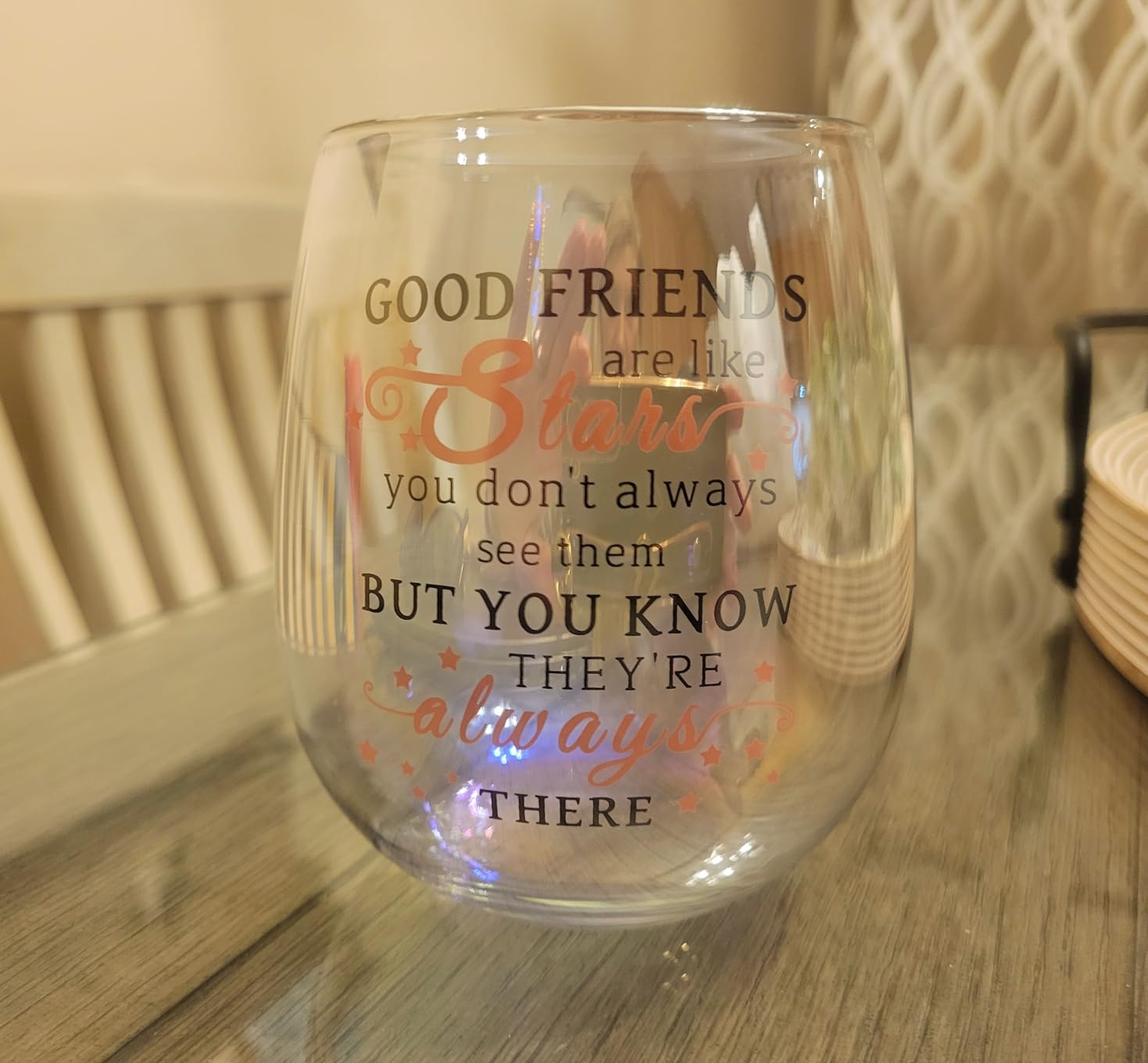 Gifts for Women Sister Mom Best Friends Funny Birthday Gifts for Women Friendship Gift Funny Gift Ideas for Her Bestie BFF Wine Glasses customer photo 2