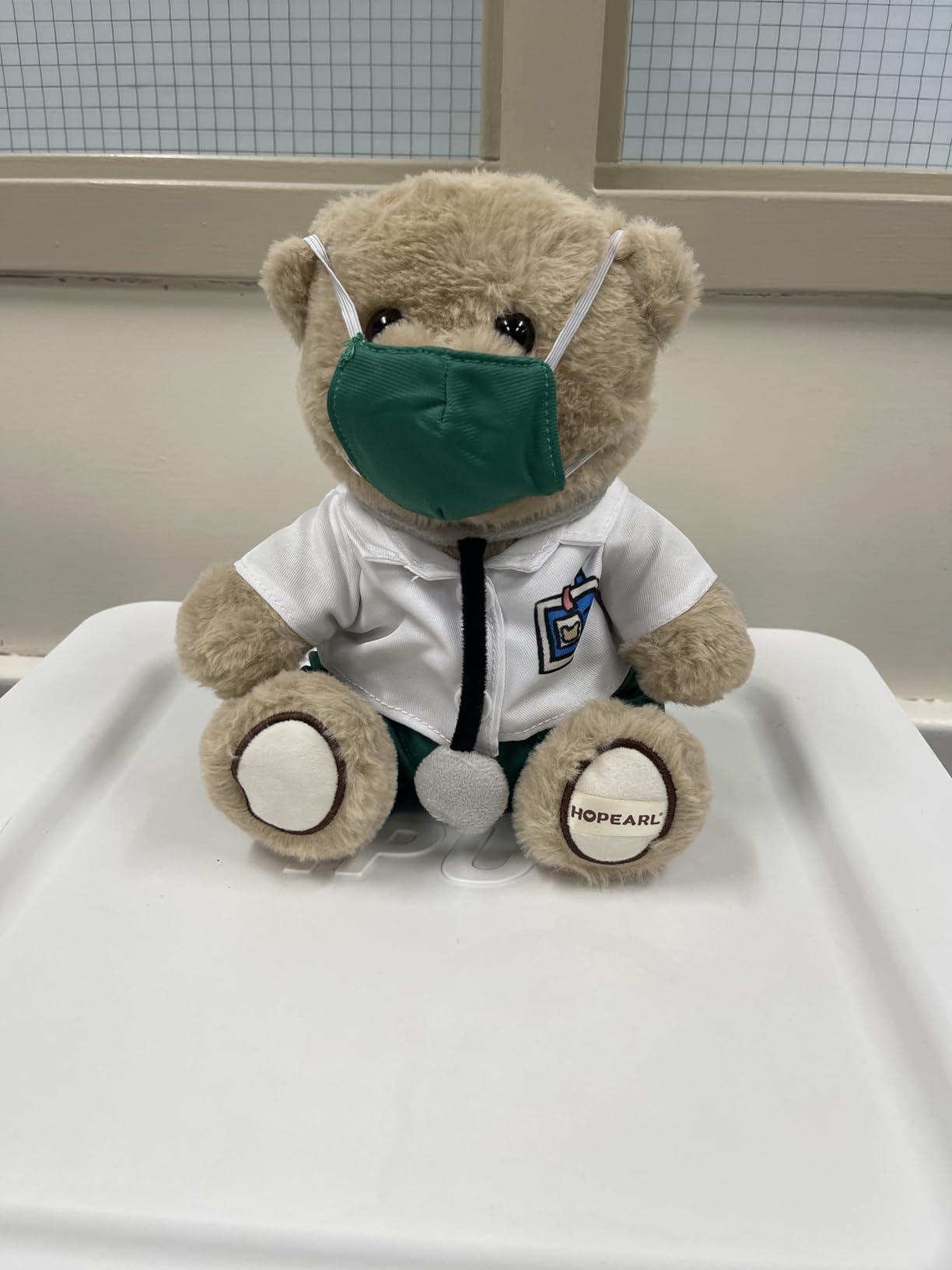 Hopearl Cute Karate Bear Stuffed Animal, Taekwondo Teddy Bear Plush, 10'' | Detachable Martial Arts Uniform, 6 Color Belts 1-10th Gup, Stuffed Animal Gift for Boys Girls Toddlers customer photo 1