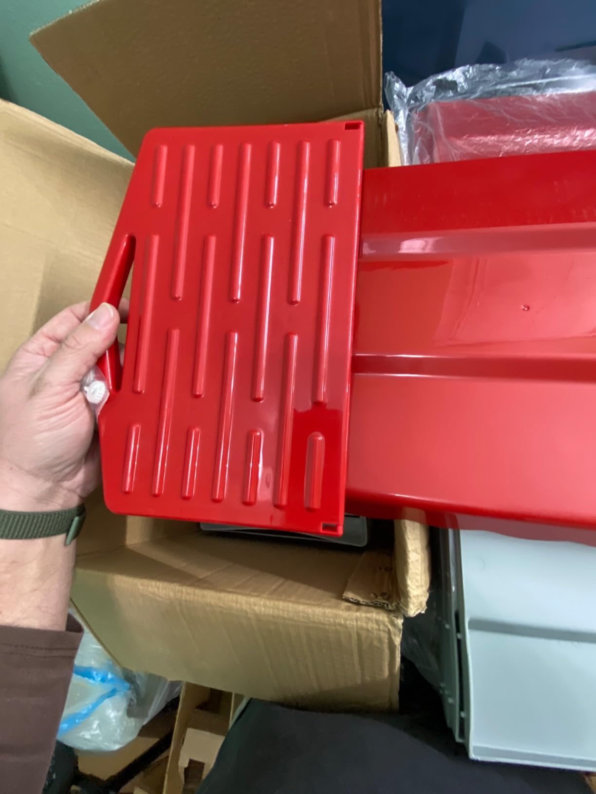 4 Hole Chicken Nesting Box with Rolling Egg Collection Design customer photo 1