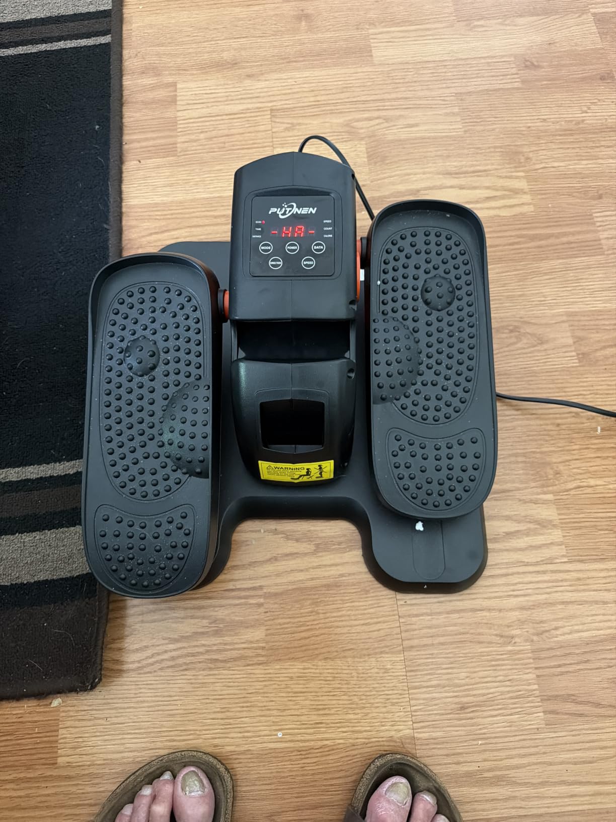 Putnen Under Desk Elliptical Machine, Electric Leg Exerciser with Remote Control customer photo 2