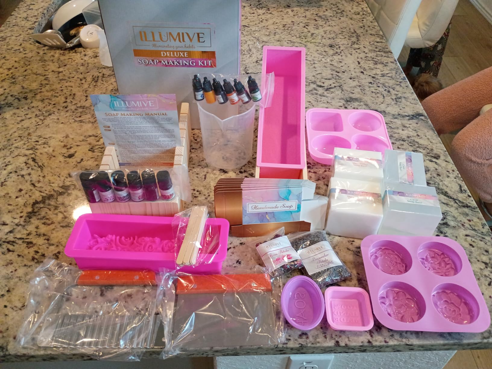 Illumive Deluxe Soap Making Kit - Soap Kit Includes All Soap Making Supplies - DIY Soap Making Kit customer photo 2