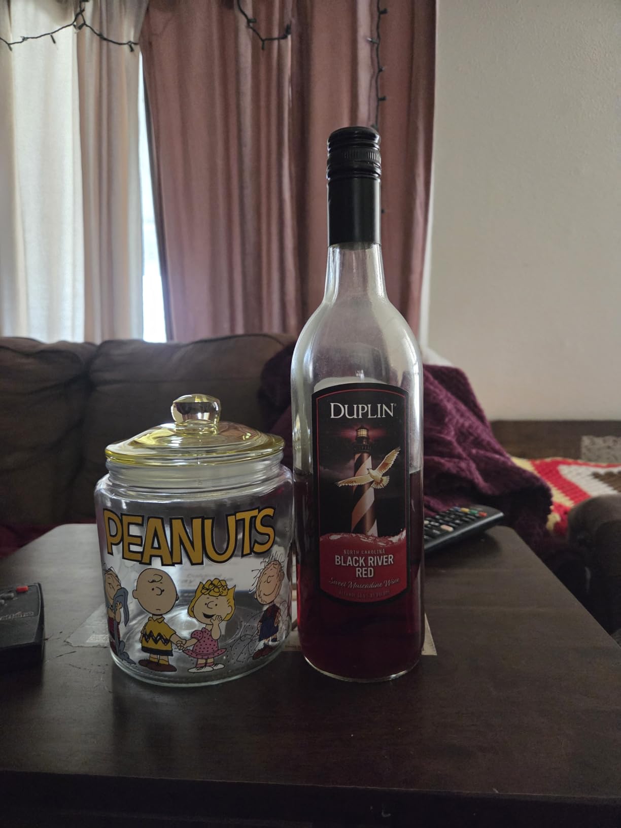 Silver Buffalo Peanuts Squad Featuring Snoopy, Glass Jar with Lid customer photo 1