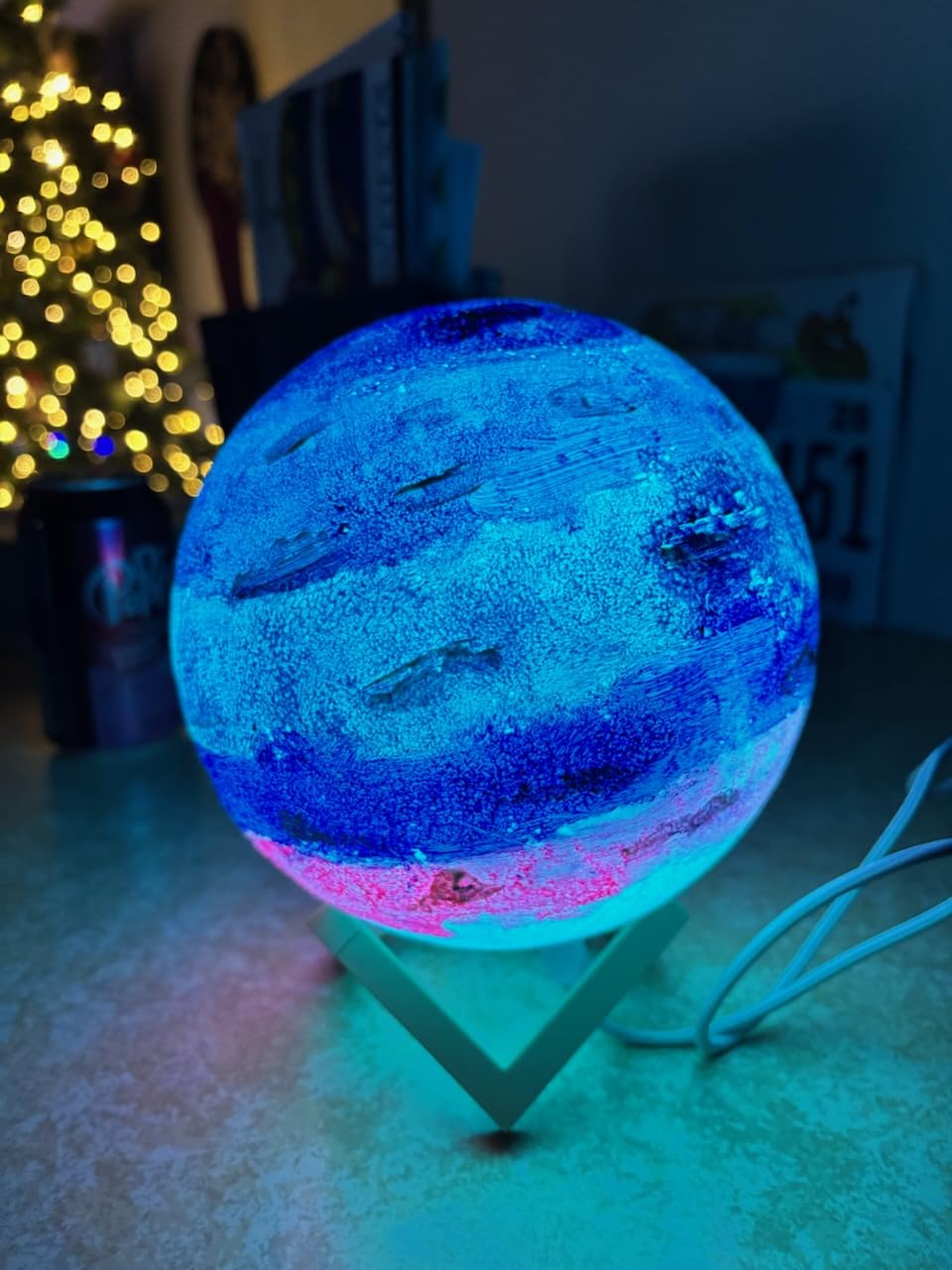 HOLA Paint Your Own Moon Lamp Kit - Rechargeable DIY Arts Crafts customer photo 1