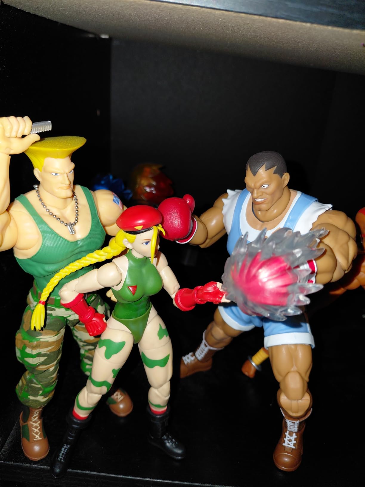 Jada Toys – Street Fighter II Cammy Action Figure - 1:12 Scale Collectible - Includes Interchangeable Heads, Hands, and Accessories - Ages 13+ - Classic Video Game Nostalgia customer photo 1