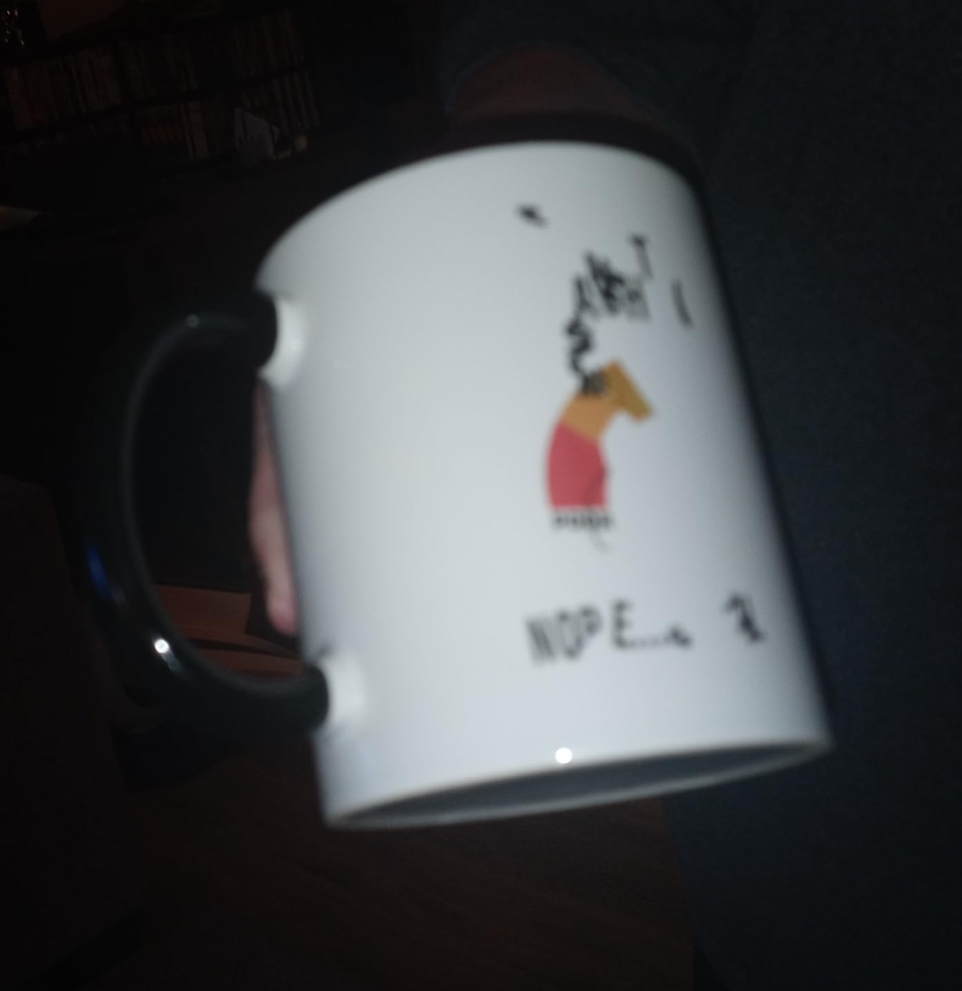 Cabtnca Funny Chicken Rooster Gift Mug for Farmer, Funny Thanksgiving Christmas Chicken Gifts for Women Farmhouse Chicken Lover, I May Look Calm But In My Head I've Pecked You 3 Times Coffee Cup 11 Oz customer photo 1