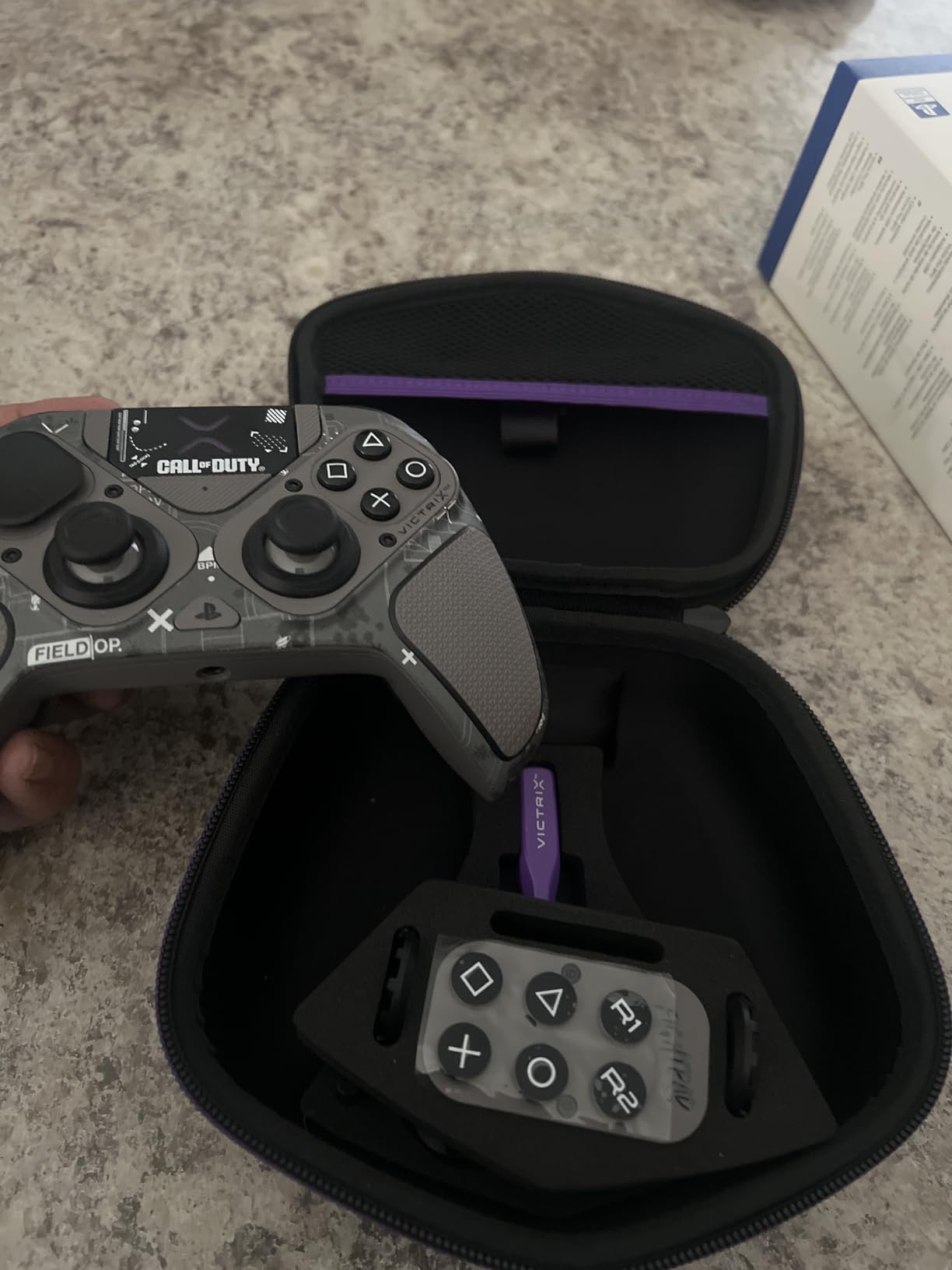 PDP Victrix Pro BFG Wireless Gaming Controller for Playstation 5, PS5/PS4/PC, Modular Esports Gamepad, Remappable Buttons, Customizable Triggers, Paddles, D-Pad, Fightpad, COD Call of Duty: Field Op customer photo 2