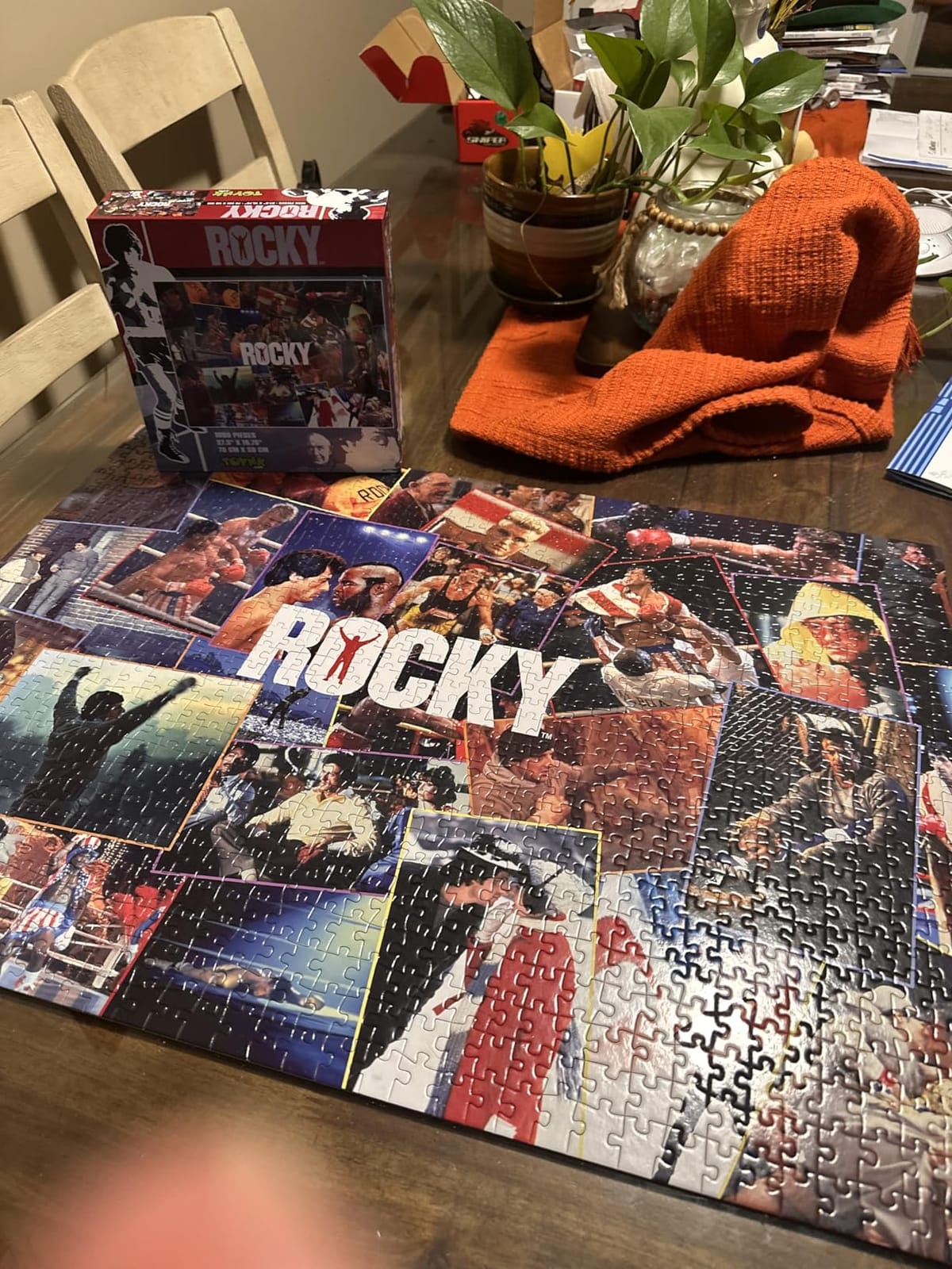 Rocky Movie Collage 1000-Piece Jigsaw Puzzle | Fun Brain Teaser, Toys & Games | 28 x 20 Inches customer photo 2