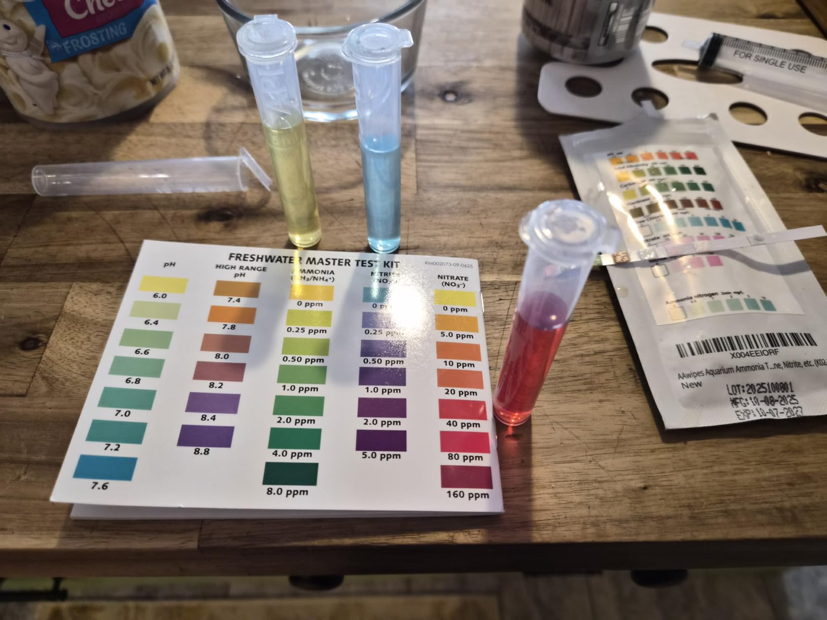 AAwipes Aquarium Ammonia Test Strips 8-in-1 |25 Strips | Quick & Accurate Water Testing Test pH, Ammonia, Alkalinity, Hardness, Chlorine, Nitrite, etc. (K02-25) customer photo 2