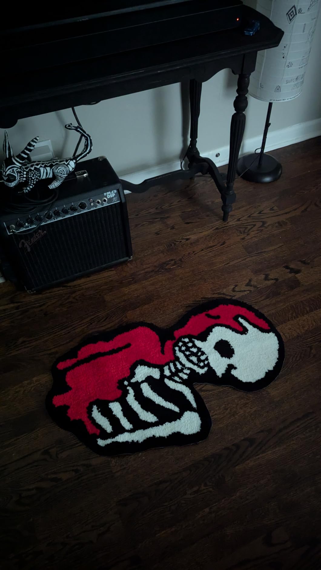 Halloween Spider Web Bath Mat, Spooky Halloween Bathroom Rugs, High-Pile Soft Flocking Cool Rugs for Bedroom, Gothic Rug Gothic Home Decor, 32