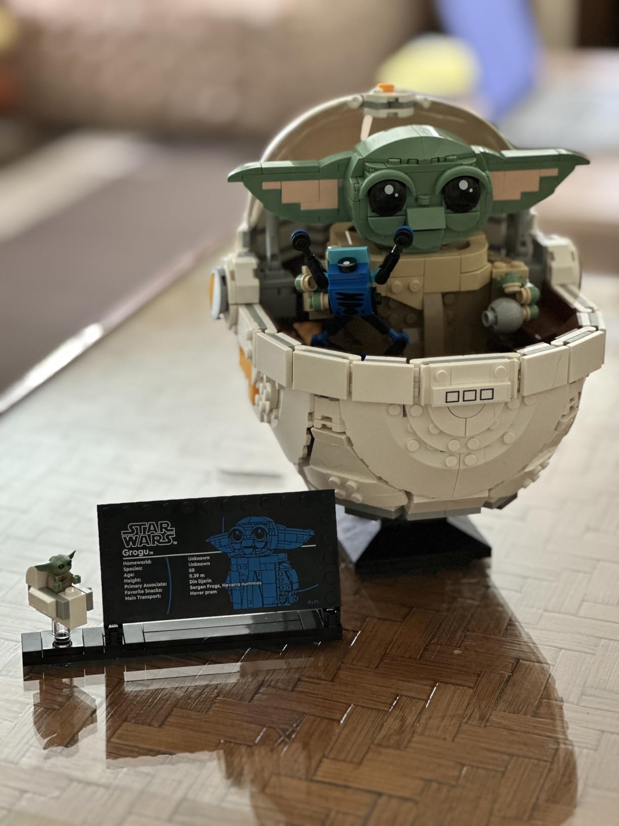 LEGO Star Wars Grogu with Hover Pram Building Toy Set - Star Wars Toy for Kids, Boys & Girls, Ages 10+ - Gift Idea for Birthday - 75403 customer photo 1