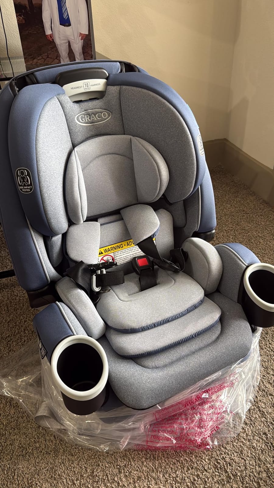 Graco 4Ever DLX 4-in-1 Convertible Car Seat, Charlie customer photo 1