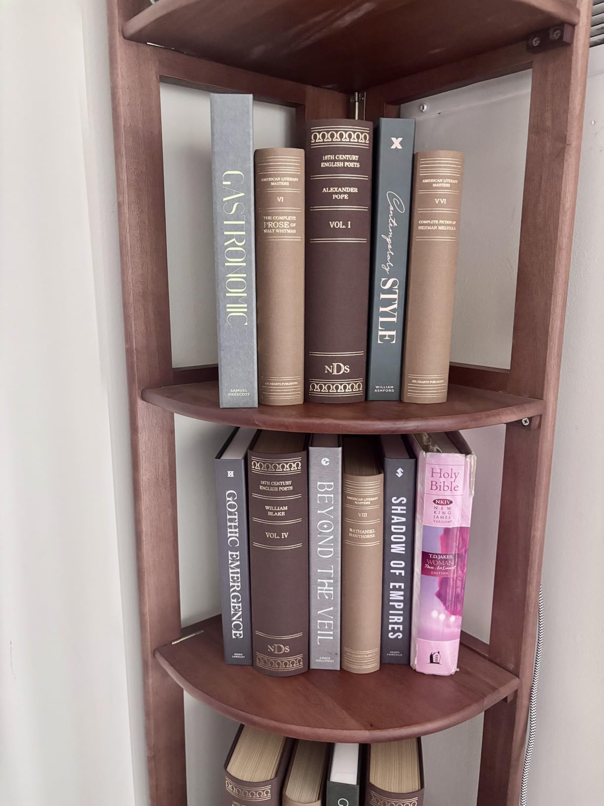 Decorative Books | White 10 Book Set with 3 Sizes | Preassembled with Hidden Storage | Perfectly Stackable for Easy Home Staging | Book Decor to Elevate Your Space | Home Decor Made Simple! customer photo 1