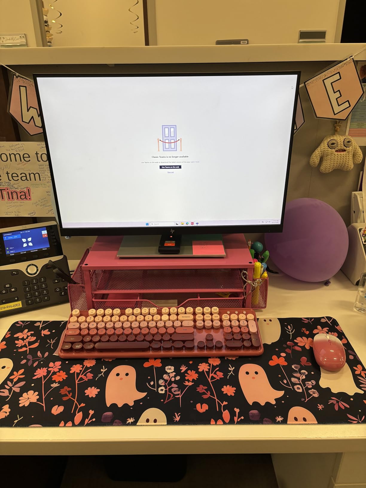 Gothic Bat & Rose Gaming Mouse Pad - 12x31.5in Non-Slip Rubber Desk Mat with Dark Floral Design - Large Extended Mouse Pad for Office Home - Ideal Deskmat Gifts for Goth Decor & Nature Lover customer photo 1