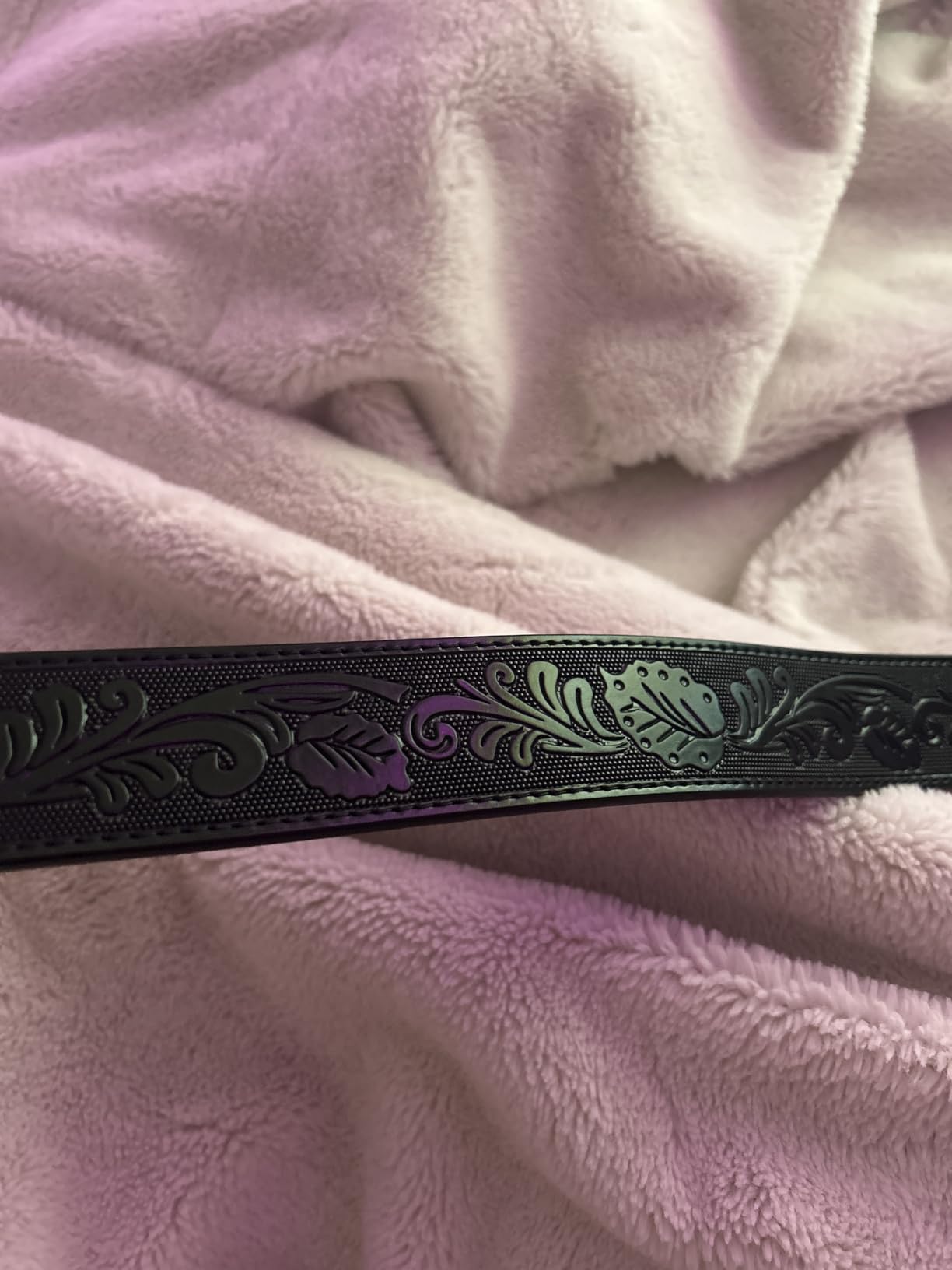 Cowboy Belts for Men Women Embossed Leather Western Belt with Horse Buckle customer photo 2