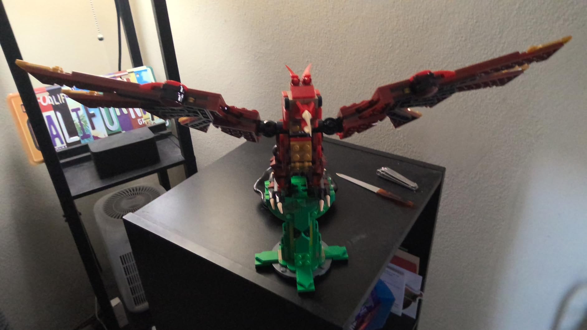 LEGO Creator 3 in 1 Medieval Dragon Toy - Building Toy with 3 Build Options, Dragon, Sea Serpent, or Phoenix - Fantasy Set for Kids, Boys and Girls, Ages 9+ - Gift Idea for Birthdays - 31161 customer photo 2