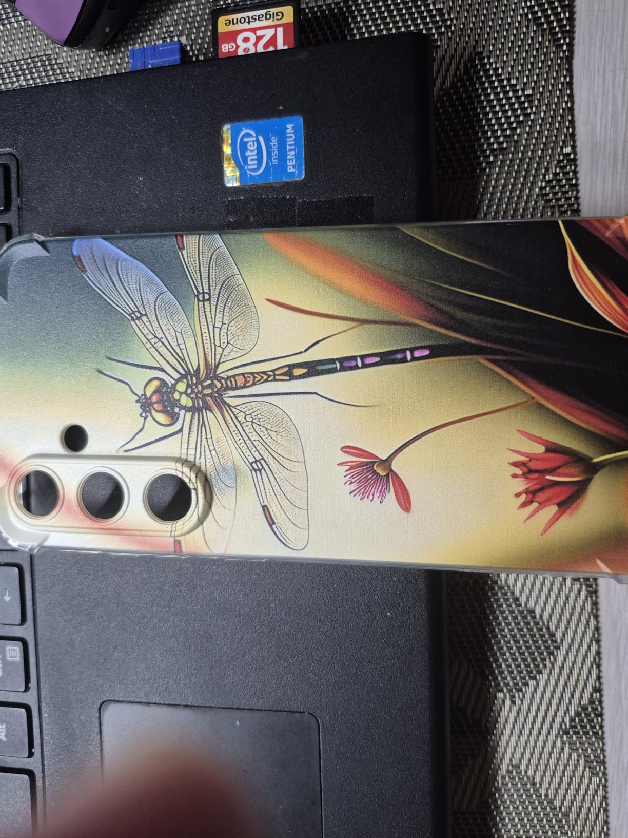 Case for Samsung Galaxy S24 FE, Colorful Peacock Mandala Flowers Drop Protection Shockproof Case TPU Full Body Protective Scratch-Resistant Cover for Samsung Galaxy S24 FE customer photo 2