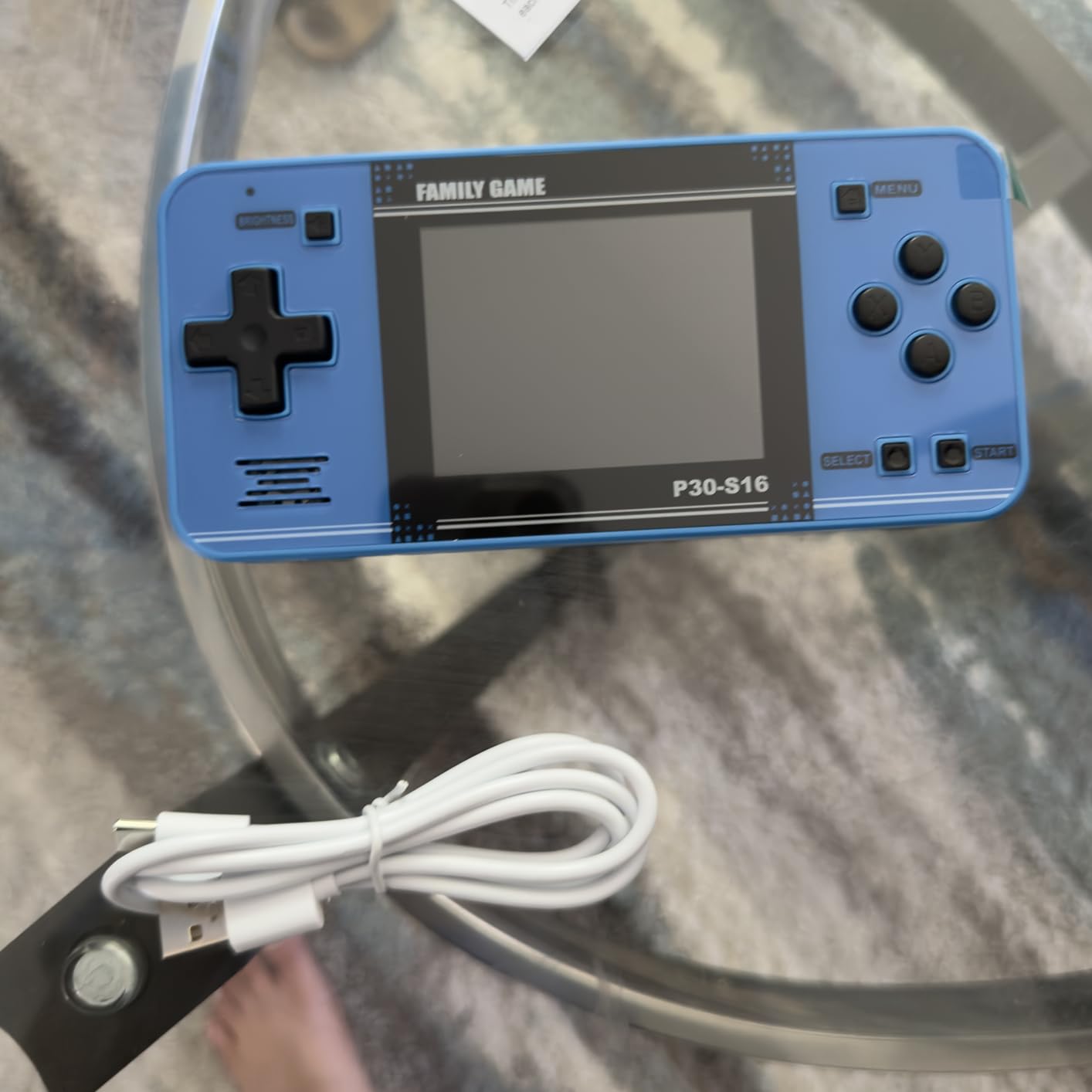 Handheld Game for Kids -Preloaded 220 Retro Video Games, Portable Gaming Player with Rechargeable Battery 3.0