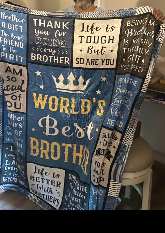 Gifts for Brother, Best Brother Birthday Gifts from Sister Blanket 60