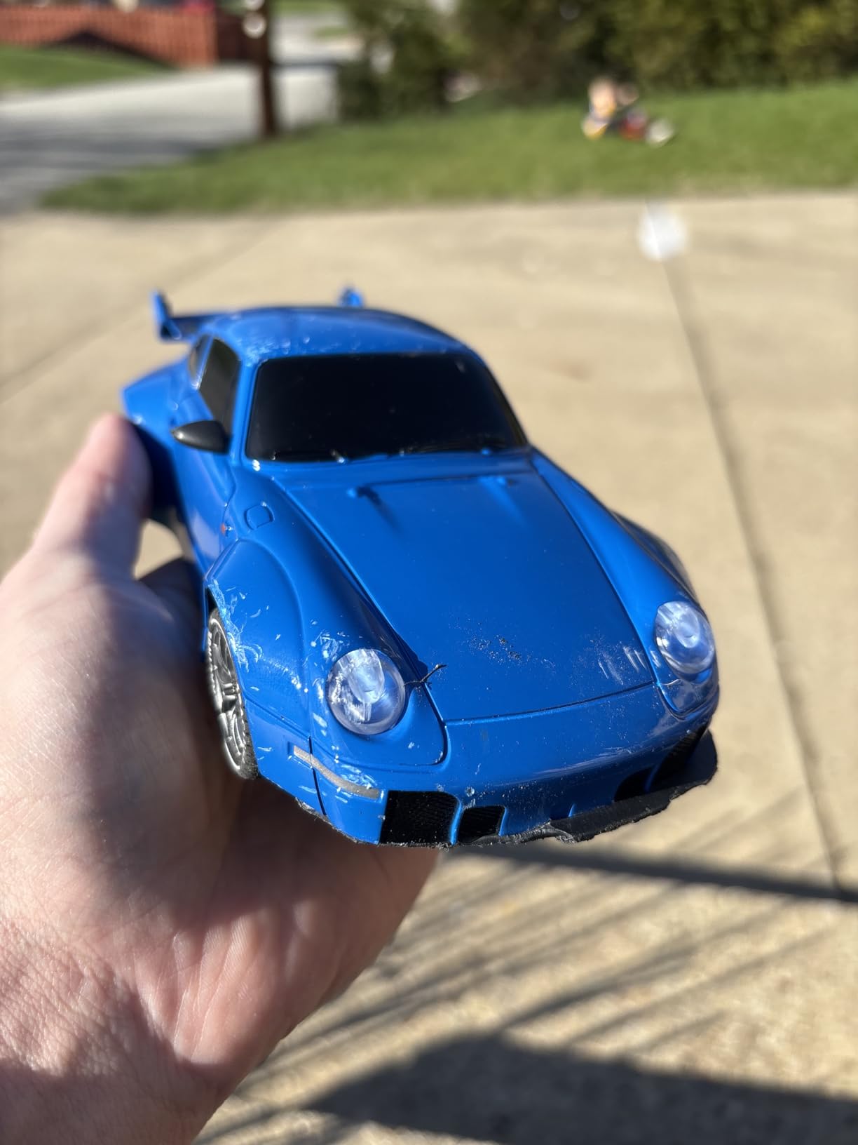 ACAMMZAR RC Drift Car, 1:24 Remote Control Car for Kids, 20KM/H 4WD High Speed RC Cars with LED Lights, Two Batteries, Extra Drifting Tires, Vehicle for Adults Boys Girls customer photo 2