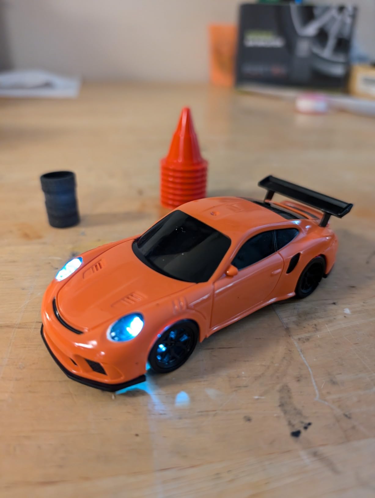 RC Drift car, 1/43 Mini Rc Drift car with Gyroscope, 2.4GHz Full Proportional Remote control Cars, 4WD High Speed Racing with Lights, Racing Tires, Model Cars Gift for Adults, Kids, Boys, Girls customer photo 2