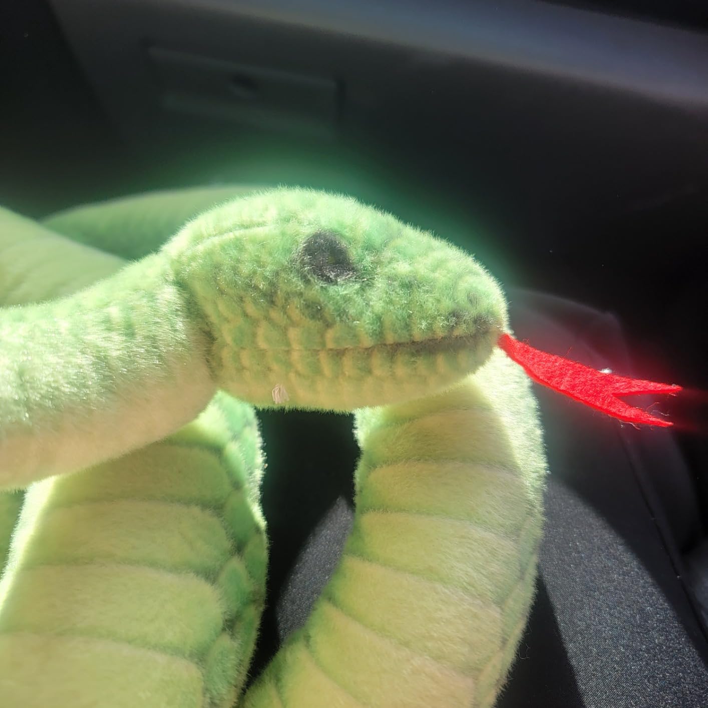 Snake Plush Stuffed Animal, 27 in, Blue customer photo 1