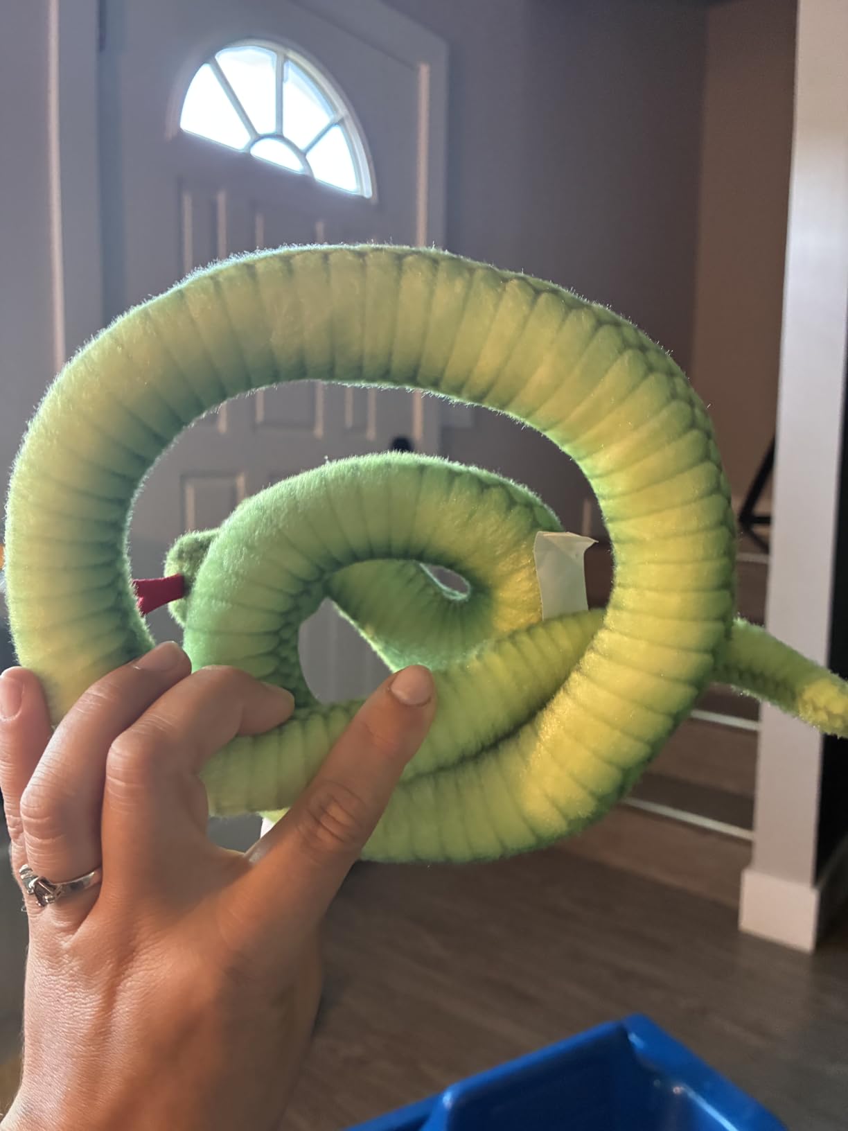 27in Snake Plush, Green customer photo 1