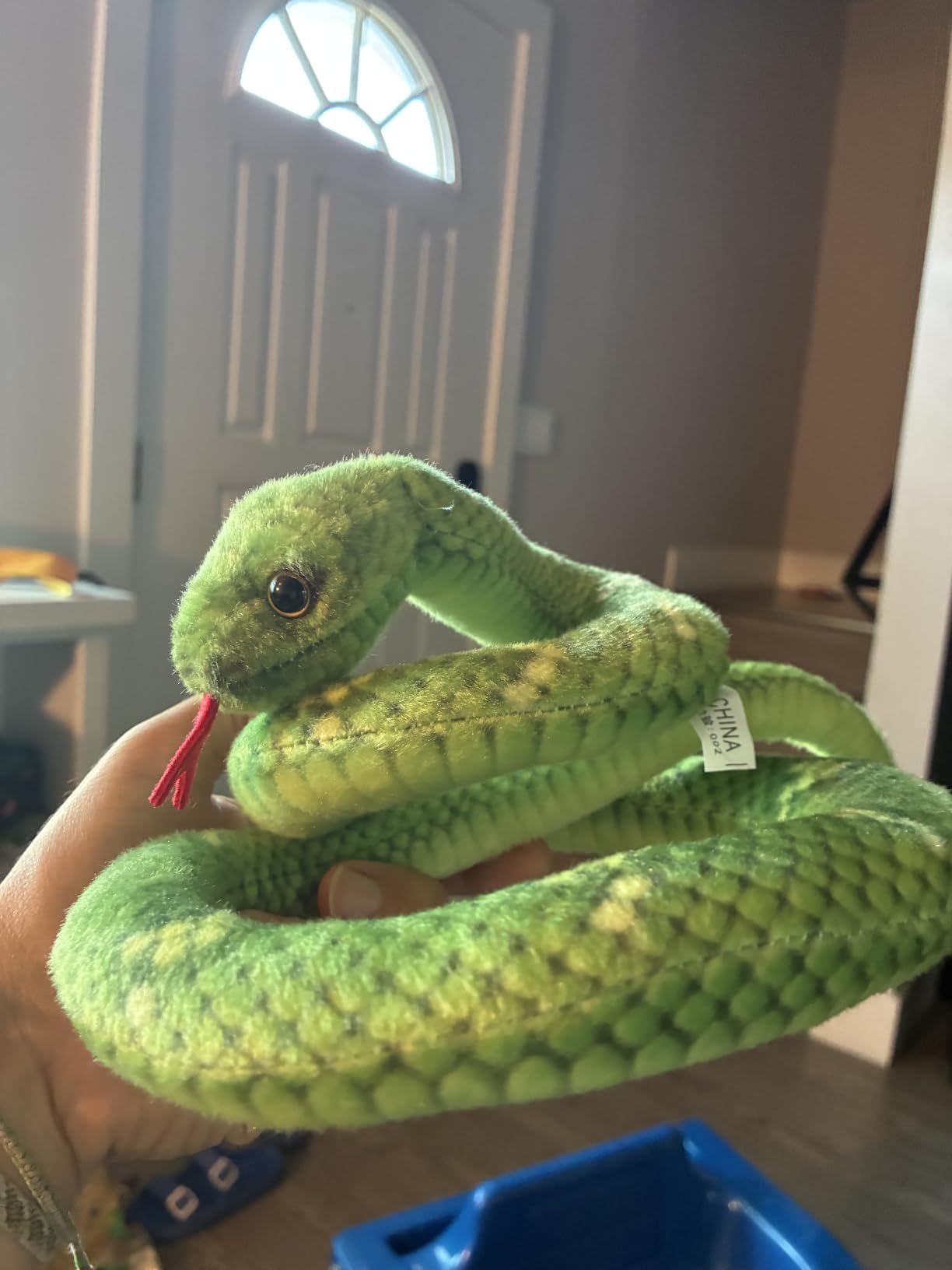 27in Snake Plush, Green customer photo 2