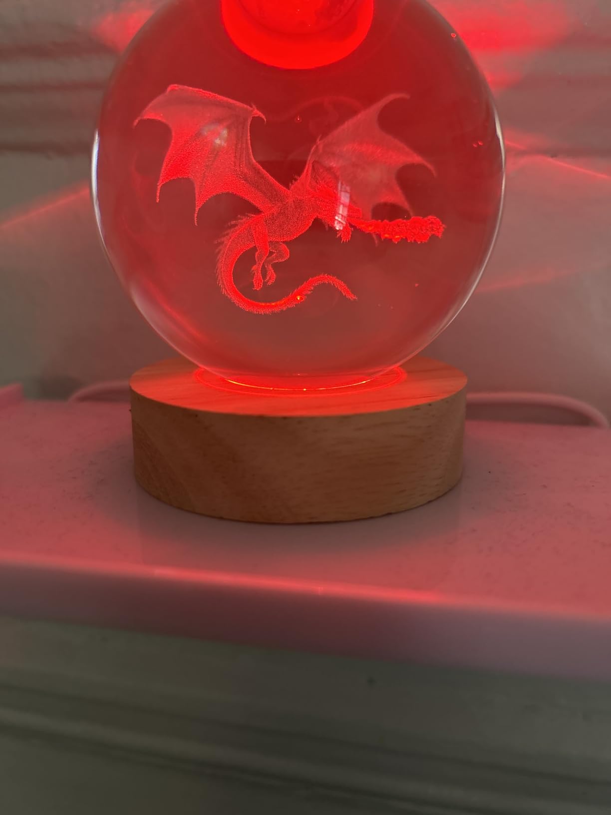 Planes Night Light, Aviation Gifts, 3D Crystal Ball 3.15 Inch (80mm) Airplane Night Light with Remote, Pilot Lamps with 16 Color for Birthday Xmas Cool Figurines Gifts for Room Decor Boys Girls customer photo 1