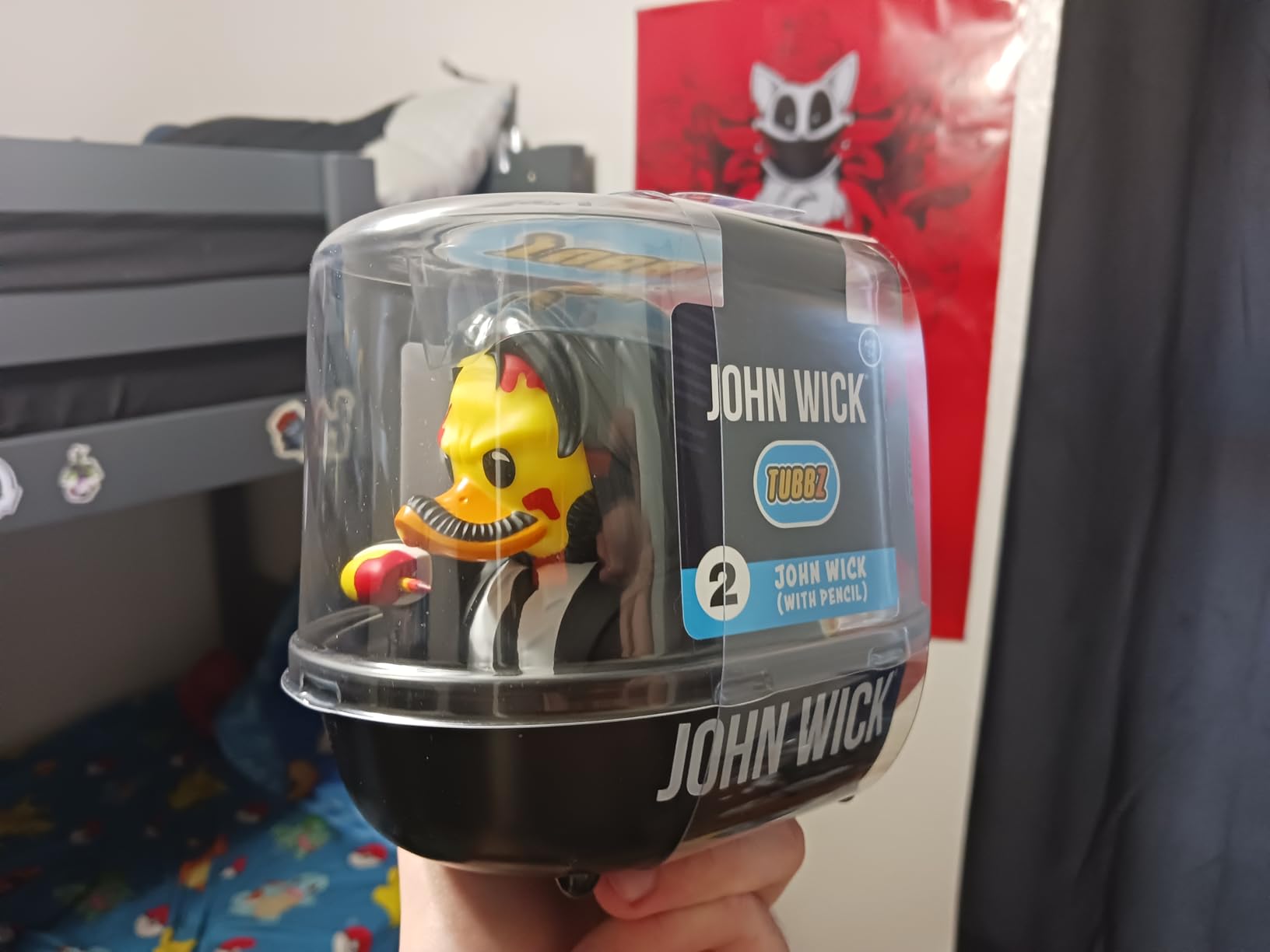 TUBBZ First Edition: John Wick Pencil Cosplaying Rubber Duck Vinyl Figure | Official John Wick Merchandise - Vinyl Figure with Bathtub Display, Movie Collectible, Novelty Gift customer photo 2