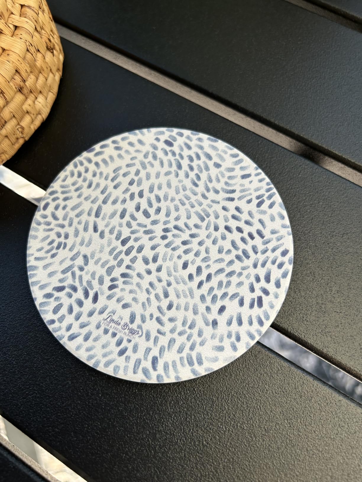 Thirstystone Ferns 4 Pack Absorbent Stone Coasters | Protective Cork Backing, Manufactured in the USA, Artistic, Easily Wipes Clean customer photo 1