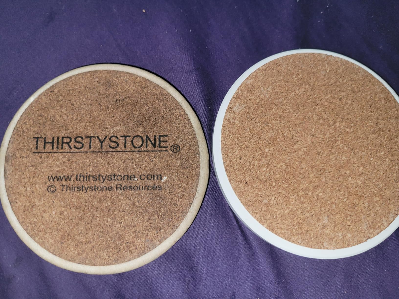 Thirstystone Ferns 4 Pack Absorbent Stone Coasters | Protective Cork Backing, Manufactured in the USA, Artistic, Easily Wipes Clean customer photo 2