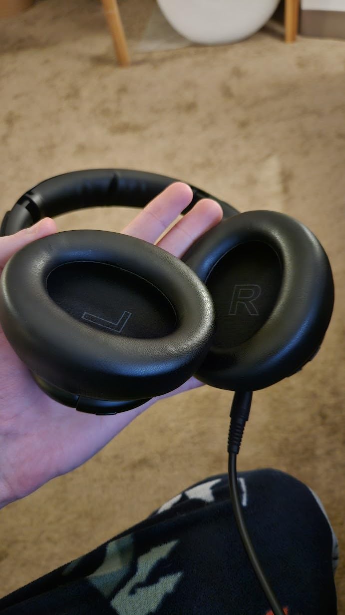 Soundcore by Anker Q30 Hybrid Active Noise Cancelling Headphones, White customer photo 1