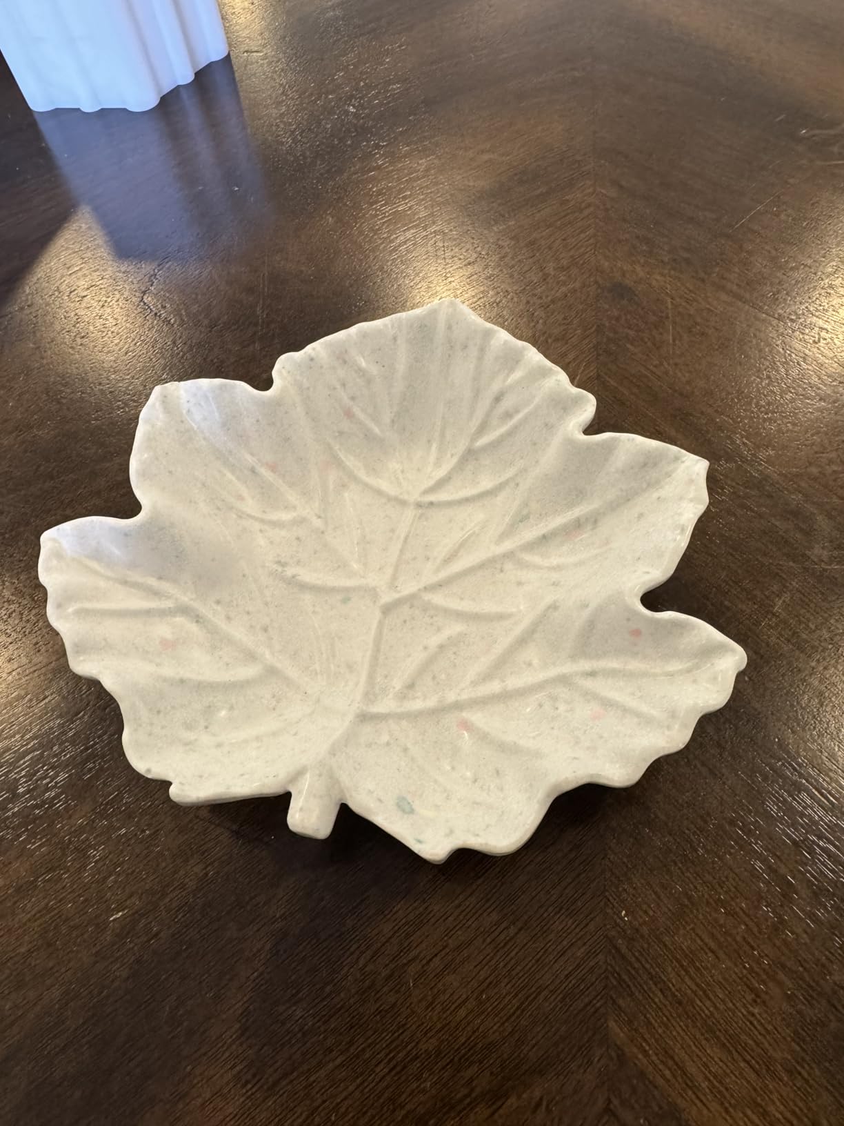 Textured Tray Silicone Molds, Maple Leaf Tray Resin Concrete Molds, Leaf Jewelry Tray Candle Holder Container molds, Epoxy Resin Casting Clay Molds for Storage Craft Making Decoration customer photo 1