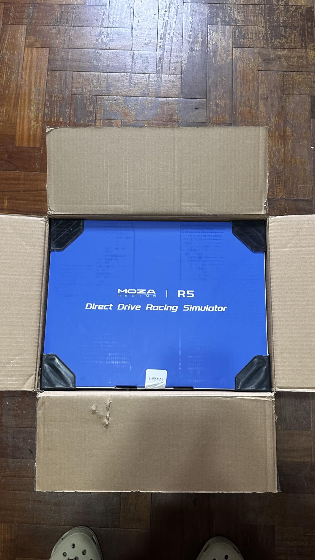 MOZA R5 Bundle Kit 5.5Nm Direct Drive Servo Base,Wheel & Pedals for PC customer photo 2