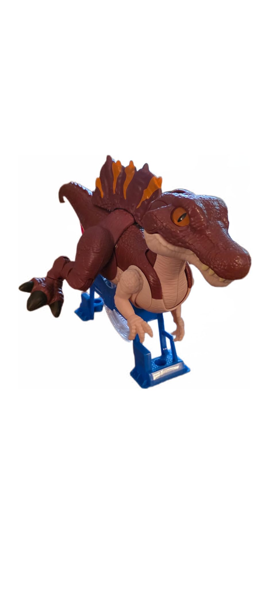 Fisher-Price Imaginext Jurassic World Rebirth Dinosaur Toy, Sprinting Spinosaurus Figure with Lunge & Chomp Motion, 9 Inches Tall customer photo 2