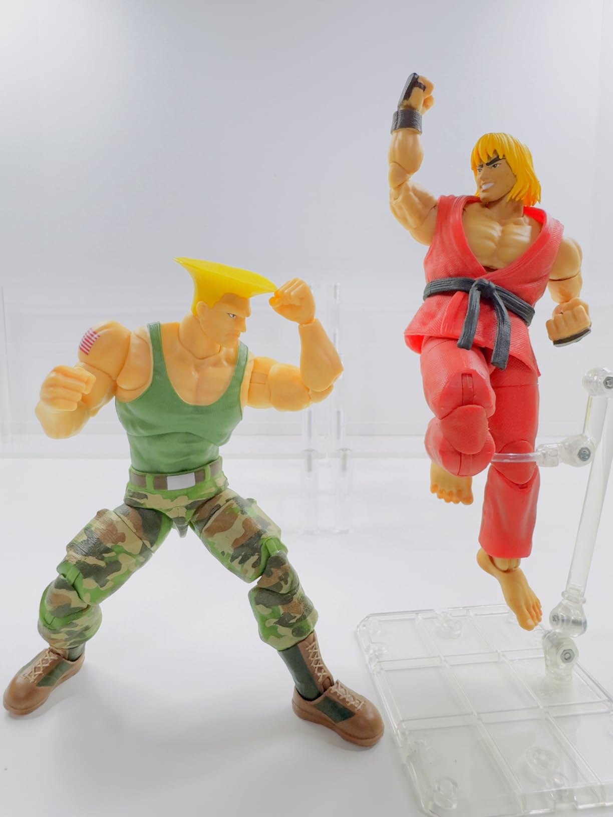 Jada Toys Street Fighter II Guile Action Figure 1:12 Scale, 6