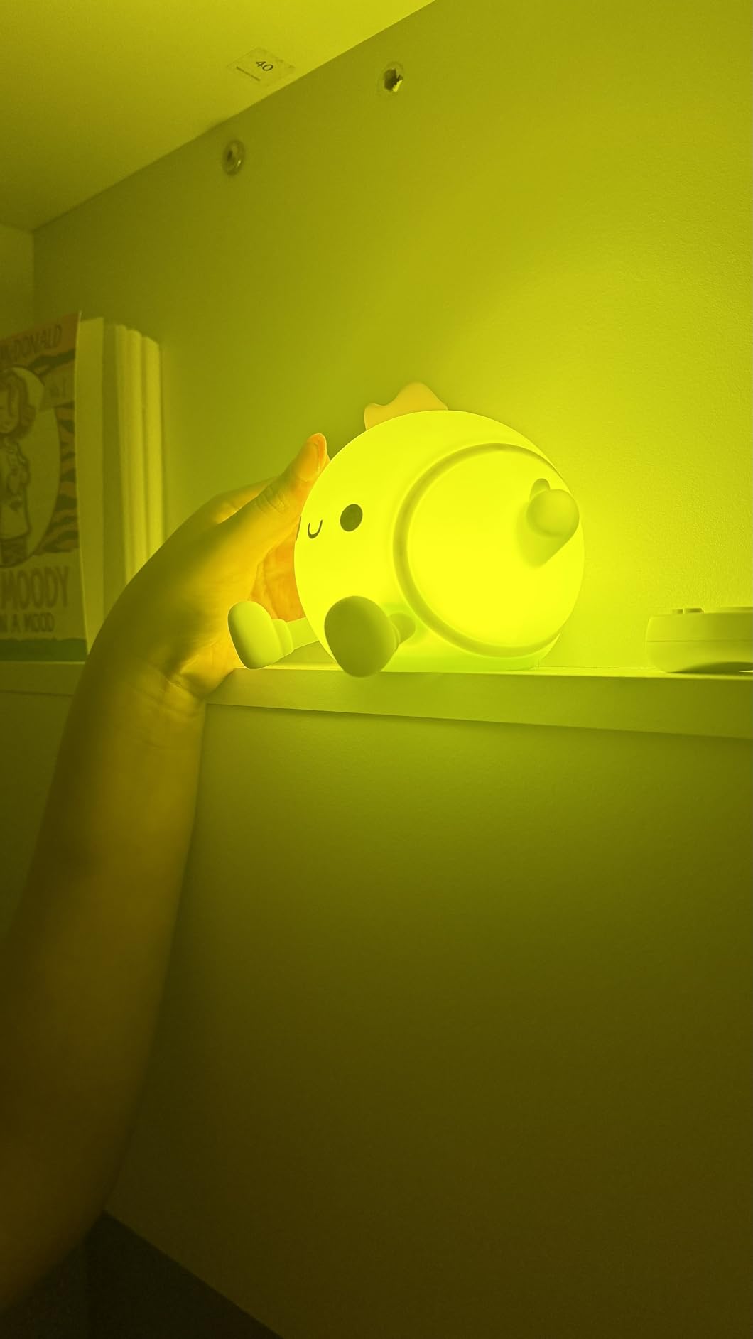 YuanDian Tennis Gifts, Soft Glow Silicone Tennis Ball Night Light - Versatile Sports Decor for Bedrooms & Man Caves - Birthday Christmas Gift for Adults, Teens, and Athletes customer photo 1