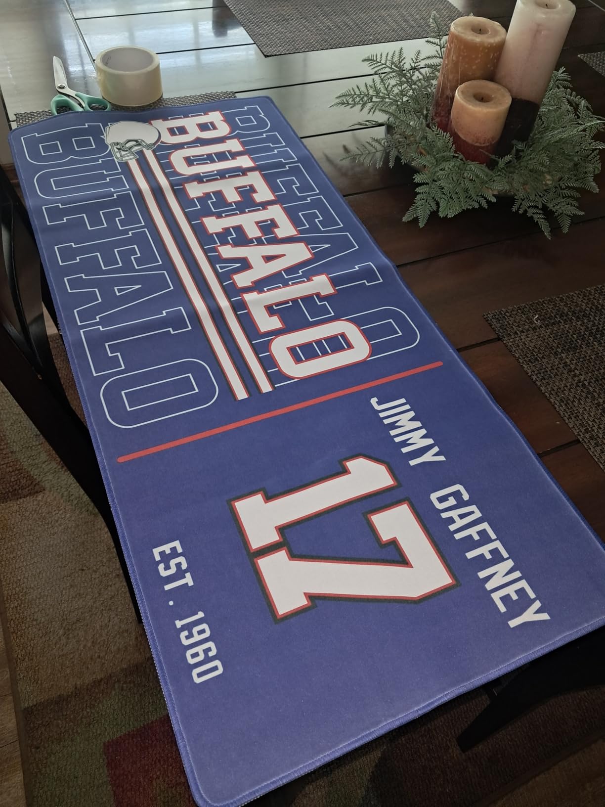 ANTKING Jacksonville Mouse Pad Custom Name and Number Desk Pad for Men Women Youth Gifts customer photo 2