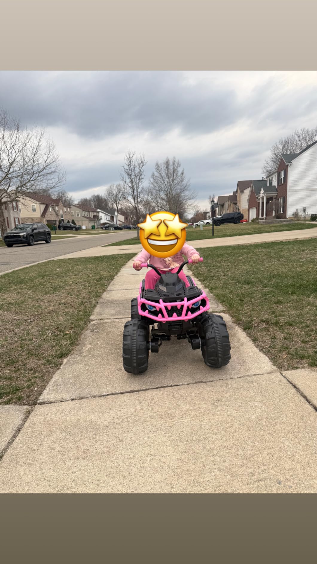 Hikiddo Shark Kids ATV 4 Wheeler, 24V Electric ATV Ride On Toy for Big Kids customer photo 1